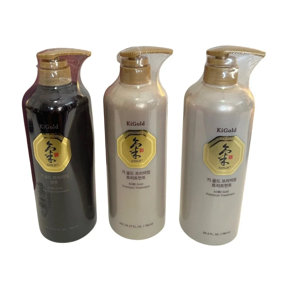 Daeng Gi Meo Ri Ki Gold Premium Hair Set 3x780ml New in Box!